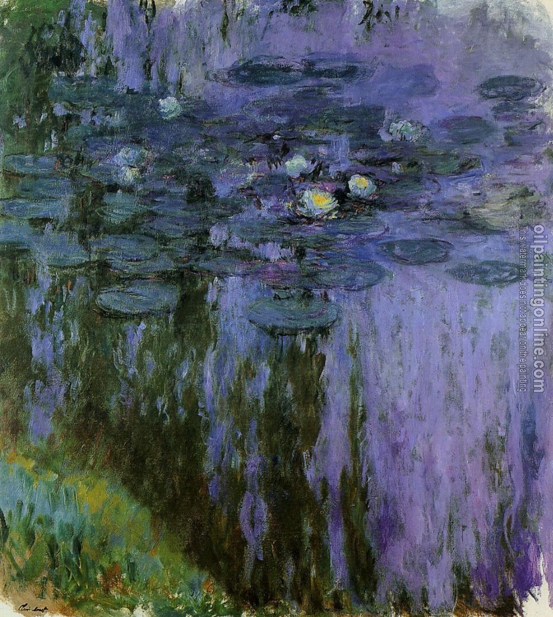 Monet, Claude Oscar - Water Lilies